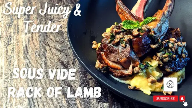 Video thumbnail for Sous Vide Rack Of Lamb - PERFECTLY Pan-seared after