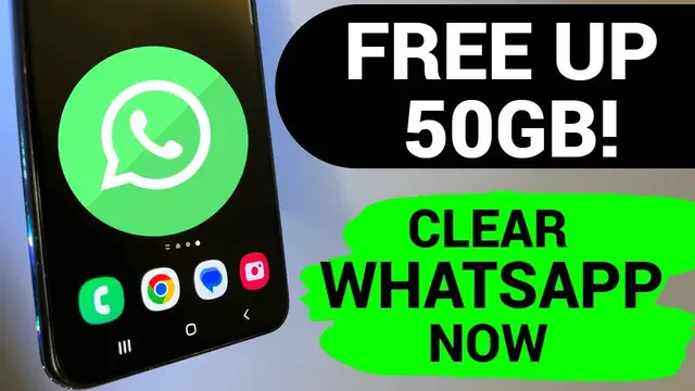 'Video thumbnail for How to Clear WhatsApp and Free Up to 50GB of Memory on Your Phone.'