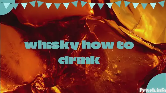 Video thumbnail for Whisky how to drink