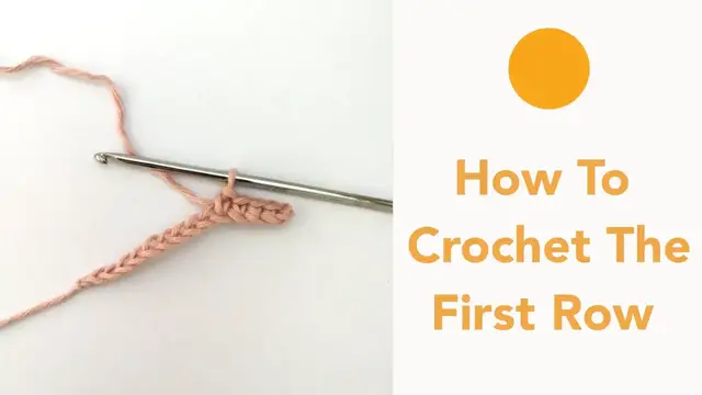 'Video thumbnail for How to Crochet the First Row After the Foundation Chain | Crochet for Beginners - Tutorial Seven'