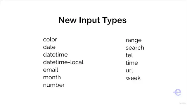 Video thumbnail for HTML   New Elements & Attributes in HTML5