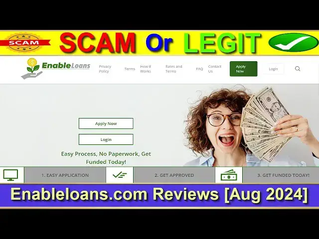 Video thumbnail for Enable Loans Reviews (Aug 2024) - Is Enableloans.Com A Scam Or Legit Site? Find Out! |Product Review