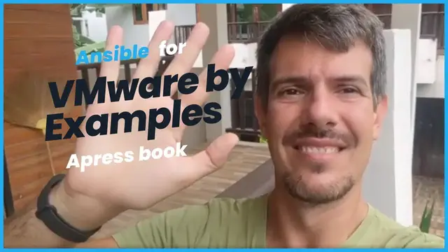 Video thumbnail for Ansible For VMware By Examples book authored by Luca Berton published by Apress pre-order NOW