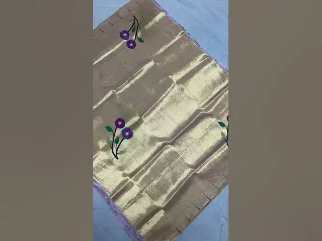 Video thumbnail for Bandhani Paithani Saree and Handwoven Paithani blouse designs #paithani #sareeblouse #wovensarees