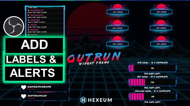 Video thumbnail for OBS Studio - How To Add Stream Labels & Alerts | Add Donation, Recent Sub, Top Donor & Much More