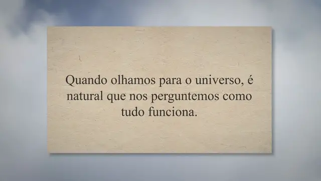 'Video thumbnail for Como a ciência explica a vida e os acontecimentos?'