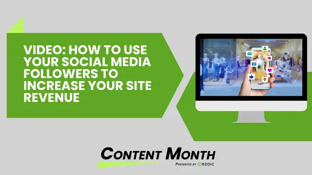 Video thumbnail for How to Use Your Social Media Followers to Increase Your Site Revenue
