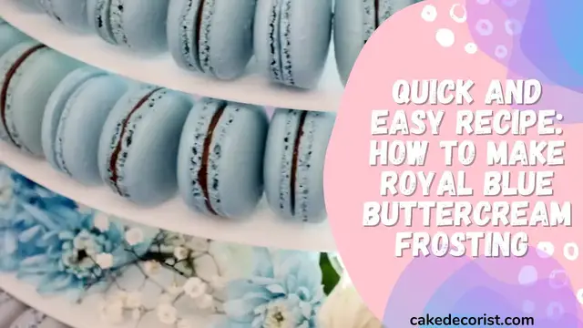 Video thumbnail for Quick and Easy Recipe How to Make Royal Blue Buttercream Frosting