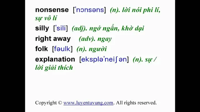 Video thumbnail for Learn English Vocabulary - Grade 9 - Unit 06 - Lesson 03