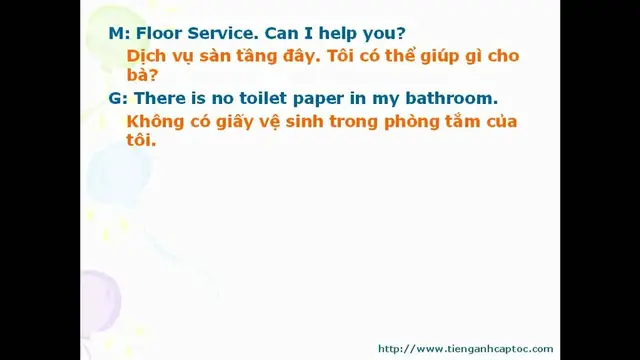 Video thumbnail for English for Hotel Workers - Part 4 -  Lesson 05