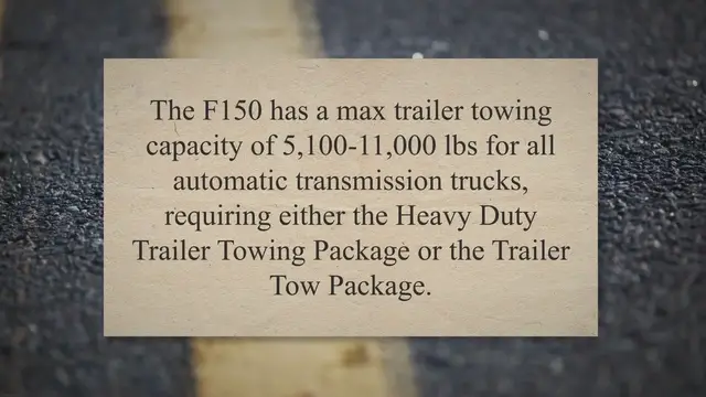 'Video thumbnail for 2008 F150 Towing Capacity Guide (with Charts)'