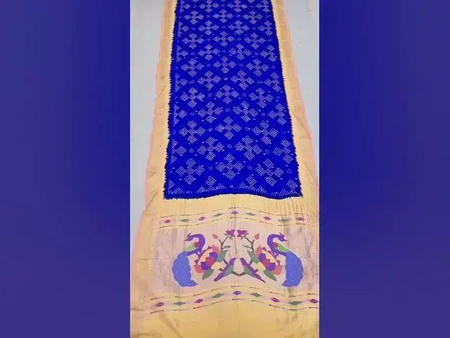 Video thumbnail for Bandhani Paithani Magic | Pure Silk Royal Look 👑