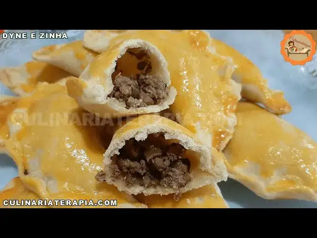 Video thumbnail for Aprenda Como Fazer Pastel de Forno ou Frito, Massa 2 em 1 e Recheio de Carne Especial
