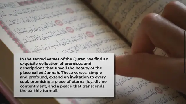Video thumbnail for Beautiful Description of Jannah in Quran