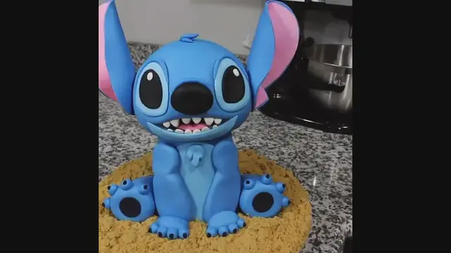 Video thumbnail for Stitch Cake for your kid's brithday party