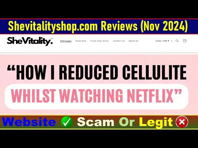 Video thumbnail for Shevitalityshop Reviews: Before Buy Check Shevitalityshop.Com Is Scam Or Legit? | Product Review