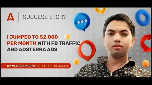 'Video thumbnail for Story Meng Sokseny : Make $2,000 A Month From Adsterra'