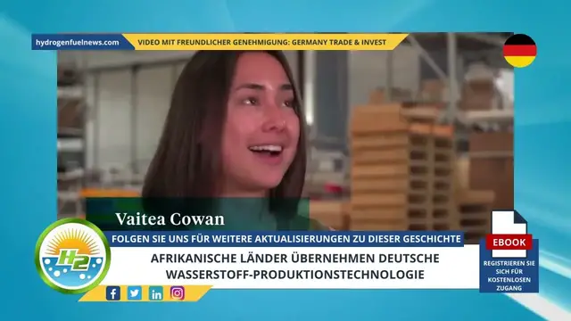 Video thumbnail for [German] African countries to take on German hydrogen production technology