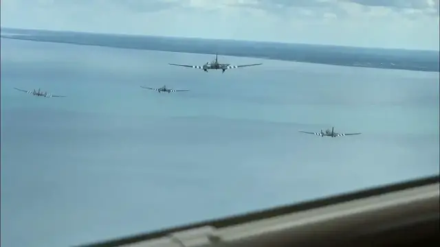 Video thumbnail for D-Day 75th Anniversary Flyover