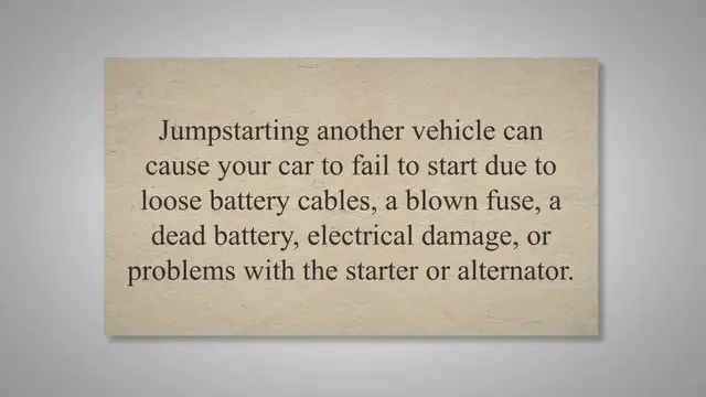 Video thumbnail for Car Won't Start After Jumping Another Car? (5 Fixes And Tips)
