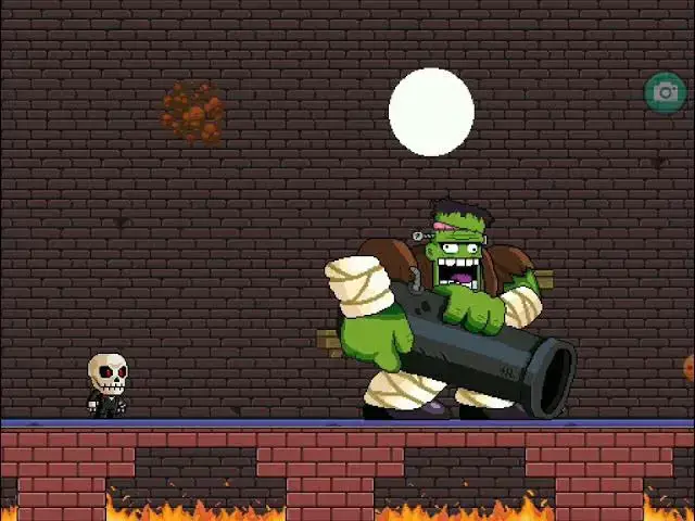 Video thumbnail for Dan the Man game - Fright Zone Level 2-2 with Boss