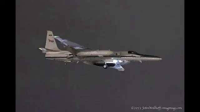 Video thumbnail for NASA ER-2 Night Take Off From Dobbins Air Reserve Base