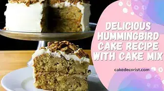 Video thumbnail for Delicious Hummingbird Cake Recipe With Cake Mix