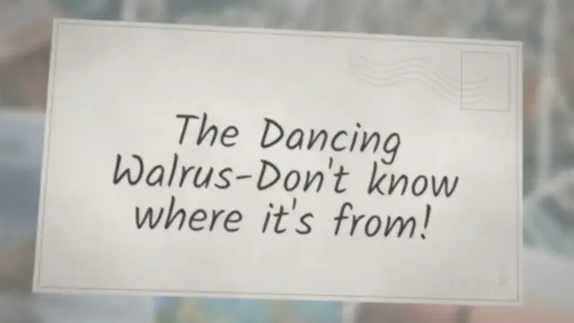 Video thumbnail for The Dancing Walrus-Don't know where it's from!