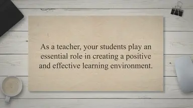 'Video thumbnail for Roles and Responsibilities of Students in the Classroom'