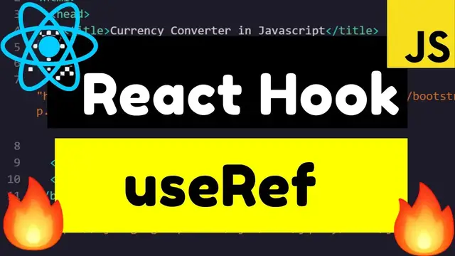 Video thumbnail for React.js useRef Hook Practical Tutorial with Examples of Form Input and State Handling 2020