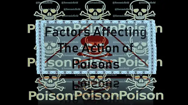 Video thumbnail for Poisons are not so poisonous when these factors come in way.