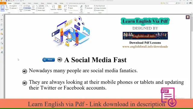 Video thumbnail for Learn English Via Listening | A Social Media Fast