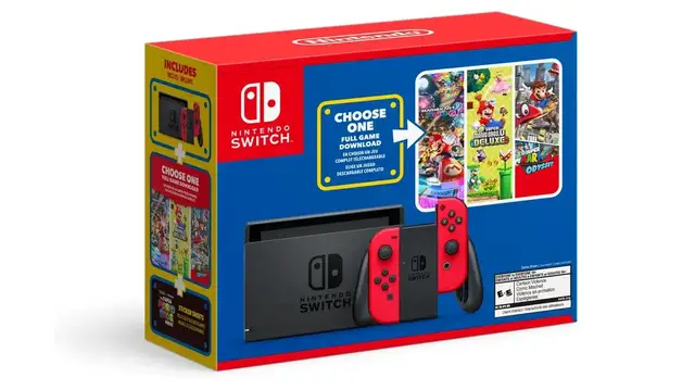 Video thumbnail for Mario Day Nintendo Switch Bundle Revealed