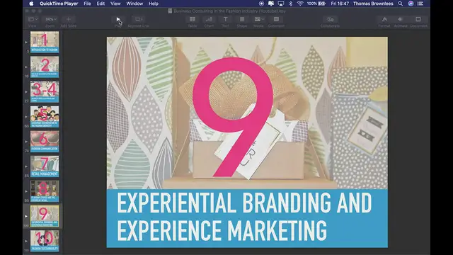 Video thumbnail for Experiential Marketing in the Fashion Industry