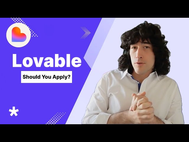 Video thumbnail for Should you apply to Lovable?