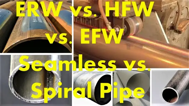 Video thumbnail for Types of Pipes  ERW, HFW, Seamless, EFW, Spiral and SAW pipe