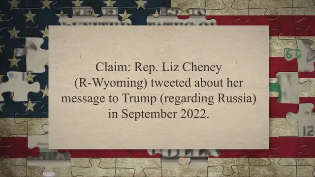 Video thumbnail for Rep. Liz Cheney ‘Message to Trump’ Tweet