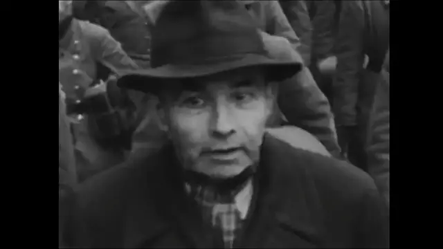 Video thumbnail for German soldiers (many Volksturm) surrendering in 1945.