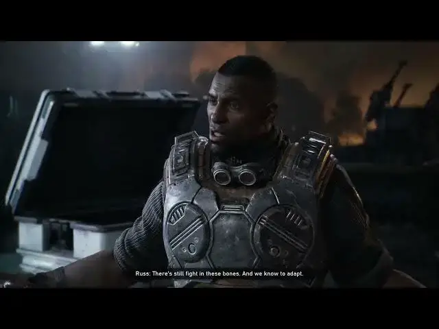 Video thumbnail for Gears of War: E-Day - Act 3 Chapter 6: Meet with COG Quartermaster Russ | Brumaks Attack Cutscene