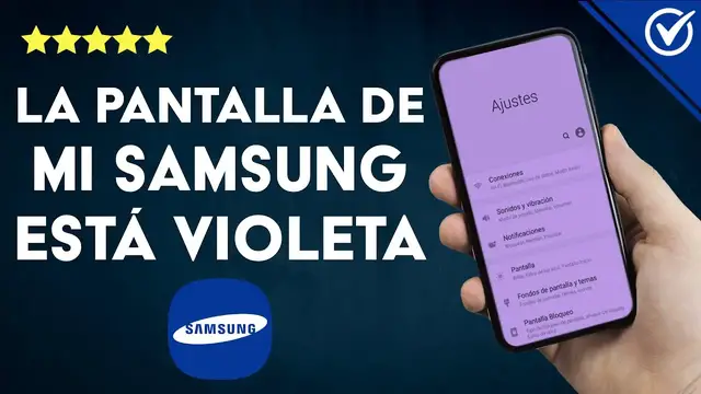 Video thumbnail for La pantalla de mi móvil SAMSUNG está violeta - Causas y cómo arreglarlo