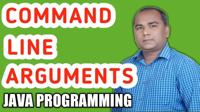 Video thumbnail for COMMAND Line Arguments in JAVA HINDI | JAVA Programming