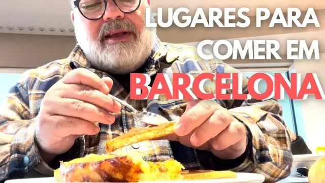 'Video thumbnail for BARCELONA, RESTAURANTES INCRÍVEIS E BARATOS! Comer em Barcelona'