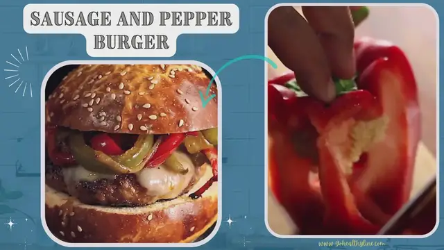 Video thumbnail for Sausage and Pepper Burger