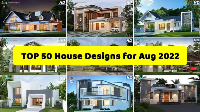 'Video thumbnail for Top 50 Kerala House Designs for August 2022'