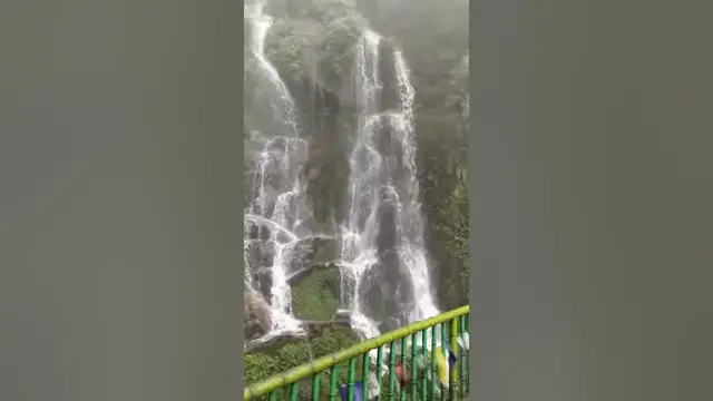 'Video thumbnail for Bakthang Waterfalls near Gangtok city, Sikkim, India'
