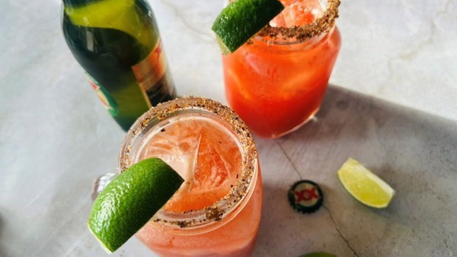 Video thumbnail for Classic Clamato Michelada Recipe