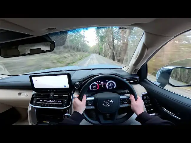 Video thumbnail for 2025 Toyota LandCruiser ZX Sahara – POV Test Drive (Yarra Valley Dirt Road)