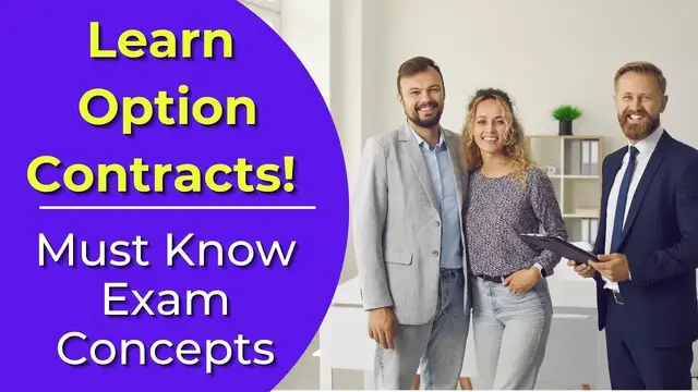 Video thumbnail for Option Contracts: What are they? Real estate license exam questions.