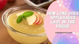 Video thumbnail for How Long Does Applesauce Last In The Fridge