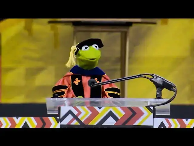 'Video thumbnail for Kermit The Frog's Commencement Speech to 2025 University of Maryland Graduates'